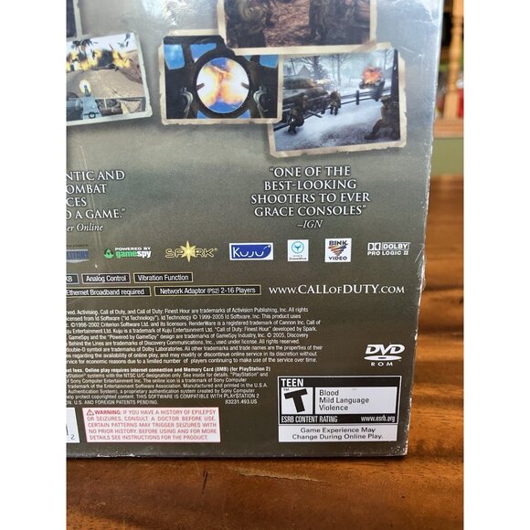 PS2 Call of Duty Legacy Activision 2007 (Finest Hour & Big Red One) NEW/SEALED - Picture 16 of 16